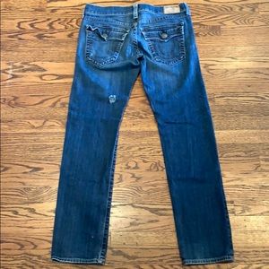 True Religion dark blue jeans